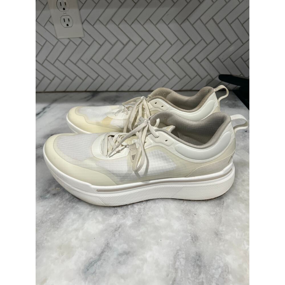 Ahnu M Sequence 1 Low Men’s 11.5 White Hemp Training Running Shoes 1166650